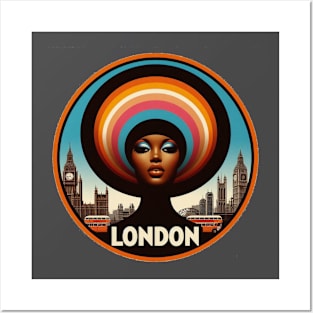 LONDON WOMAN Posters and Art